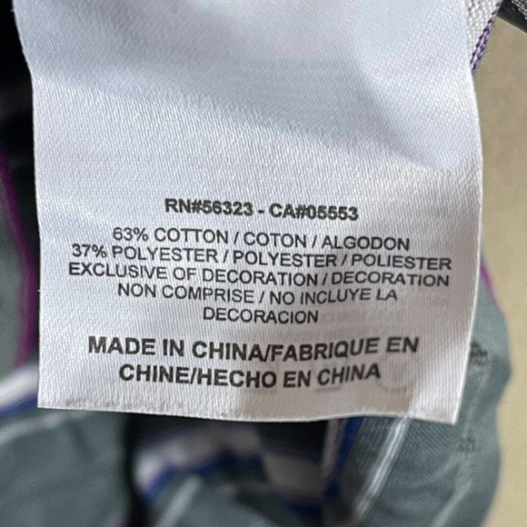 Nike Polo‎ Shirt Adult 2XL Gray Striped Tiger Woods Collection Golf Dri Fit Mens - Picture 7 of 10